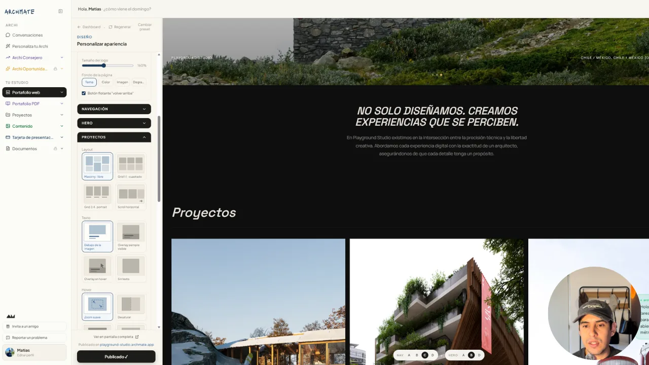 dashboard de archmate